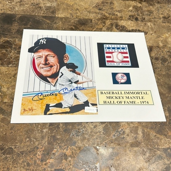 Other - Mickey Mantle New York Yankees signed photo